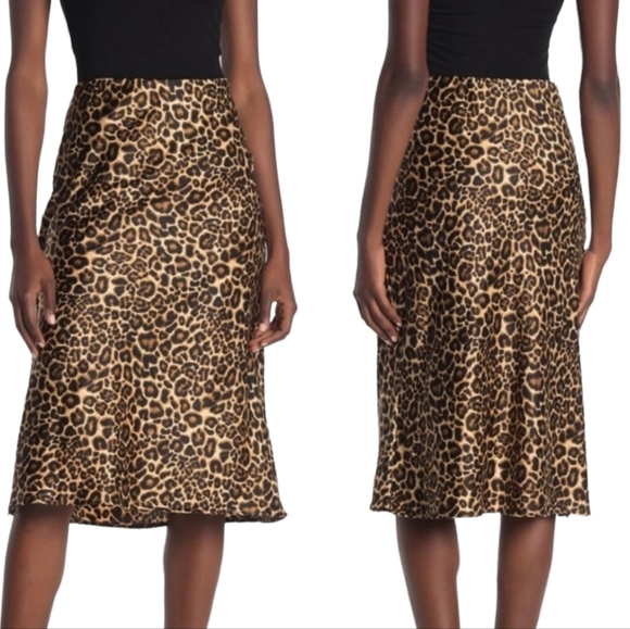 Forgotten Grace Dresses & Skirts - Forgotten Grace Leopard Skirt